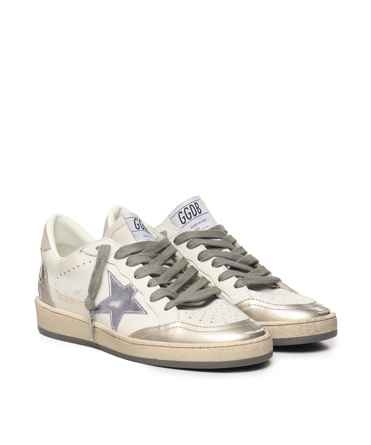 Ball star in nappa stella argento GWF00117 F00747112272 GOLDEN GOOSE 