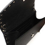 Portafoglio Rockstud in pelle con catena 7W2P0AR6 VSH0NO VALENTINO GARAVANI 