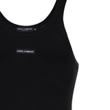 Canotta in cotone a coste G8PA8T G7P3IN0000 DOLCE & GABBANA 
