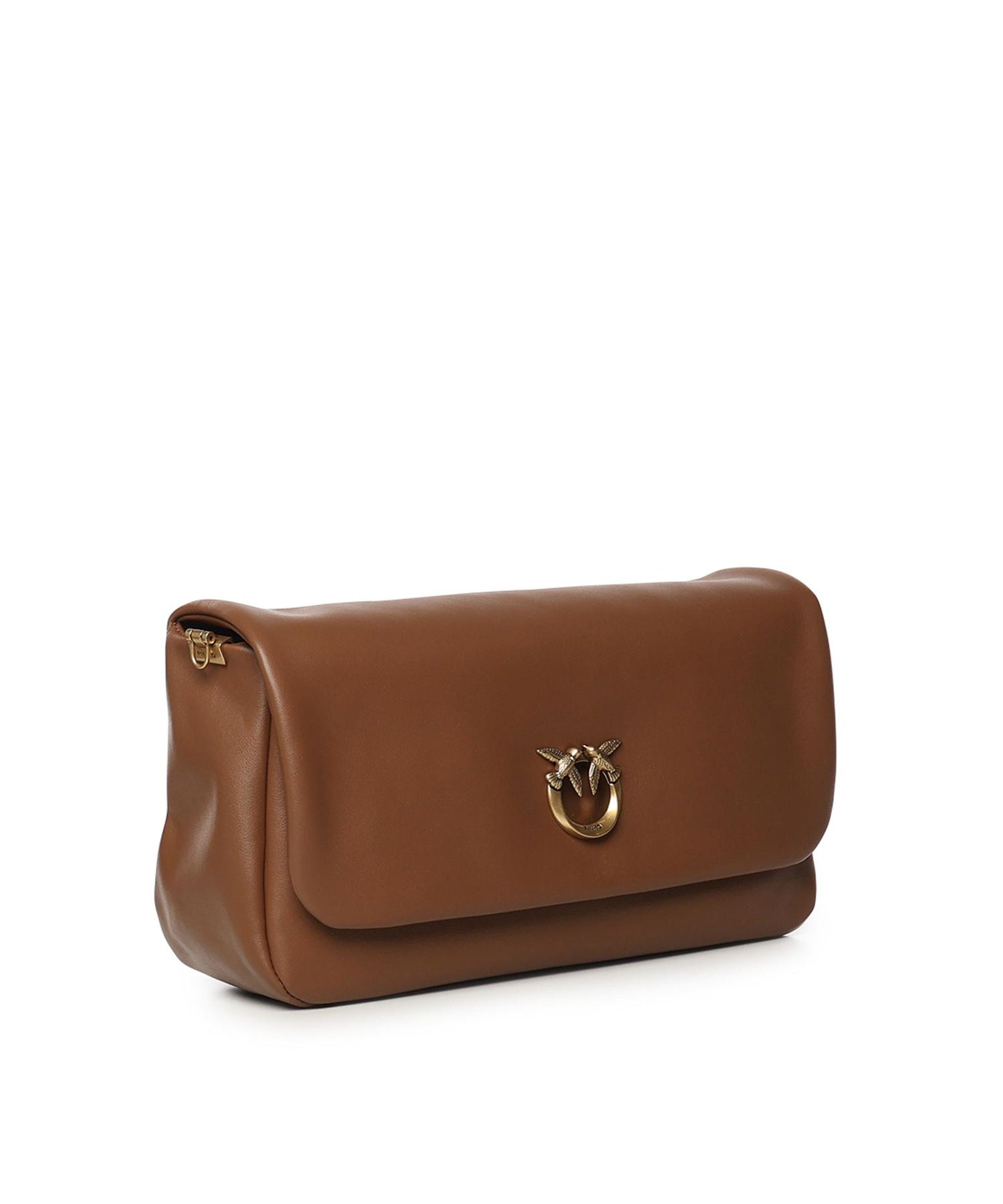 Borsa a tracolla Love Bag Click Soft Horizontal Handle in pelle 106178 A0QOL17Q PINKO 