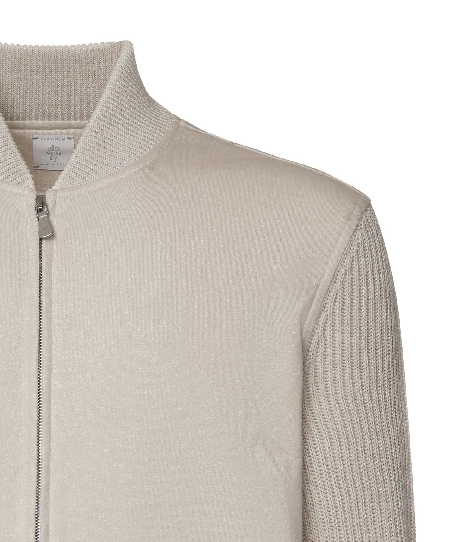 Bomber in cotone e lino M75GBTM32TES0M200 02-01 ELEVENTY 