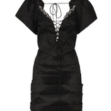 Mini abito Singrid CD3605 BLACK FOR LOVE & LEMONS 