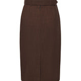Gonna longuette con cintura 106449 A2W6L78 PINKO 