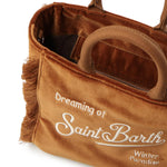 Mini bag Vanity velvet con logo <BR/> VAMI027 01042I MC2 SAINT BARTH 
