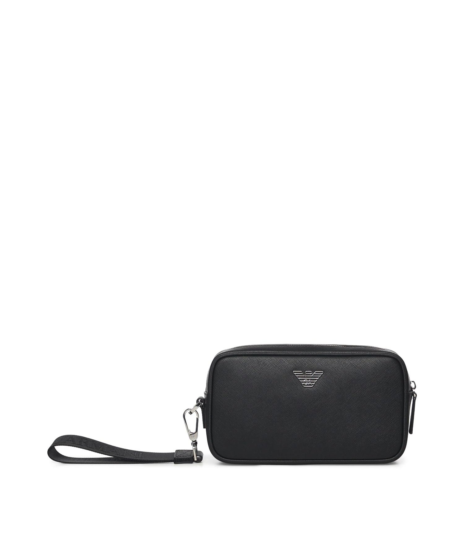 Beauty case in pelle con logo Y4R356 Y138E81072 EMPORIO ARMANI 