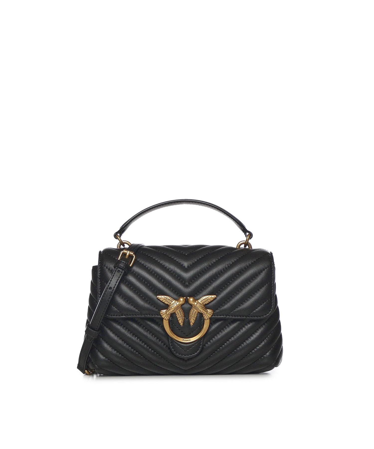 Borsa piccola a mano Lady Love Bag Puff Chevron 100044 A0GKZ99Q PINKO 