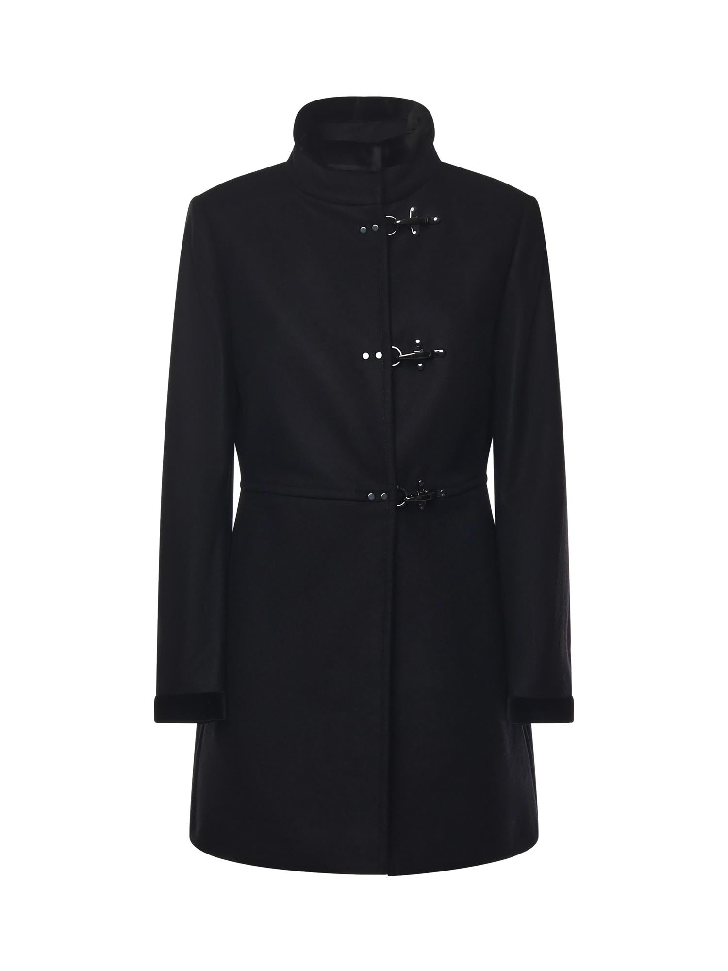 Cappotto Virginia in panno di lana NAW50514000SGL B999 FAY 