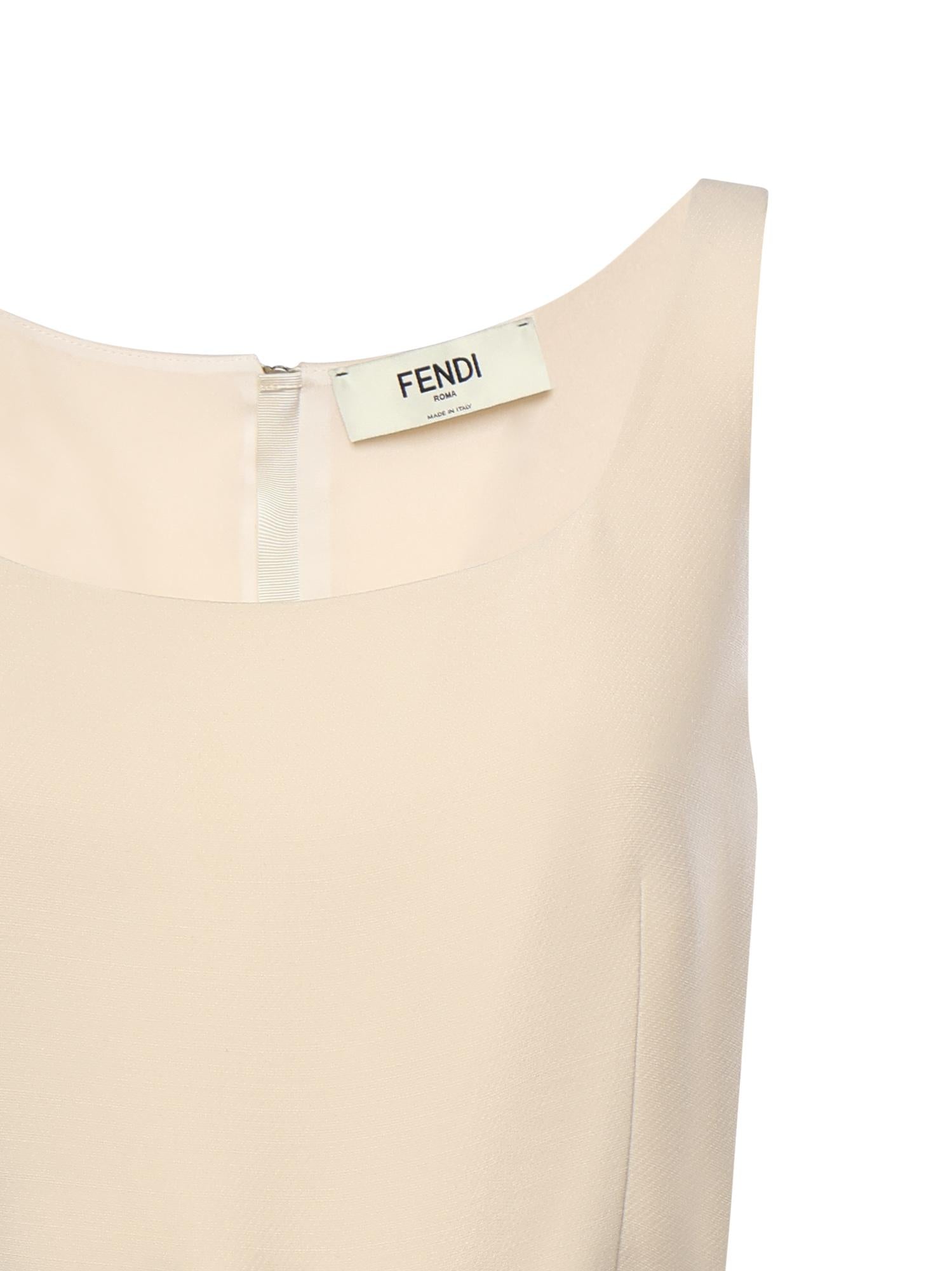 Abito mini in misto lana e seta FDD497 AC4GF1I1G FENDI 