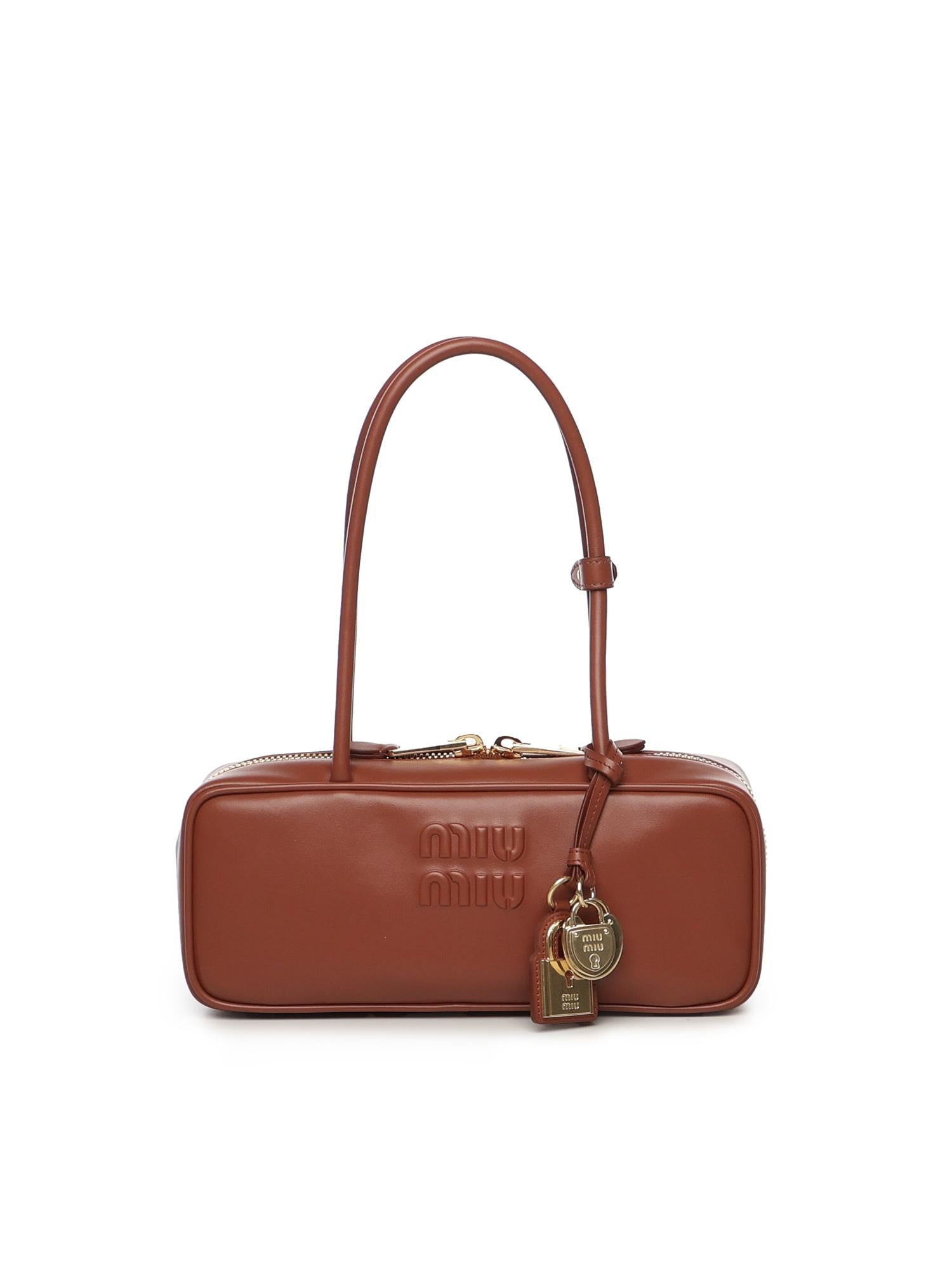 Borsa Beau in pelle 5BB173 2CRWF0033 MIU MIU 