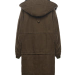 Piumino lungo con finiture in pelliccia F9U05Z FU6YDV0531 DOLCE & GABBANA 