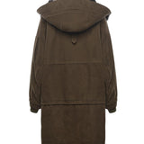 Piumino lungo con finiture in pelliccia F9U05Z FU6YDV0531 DOLCE & GABBANA 