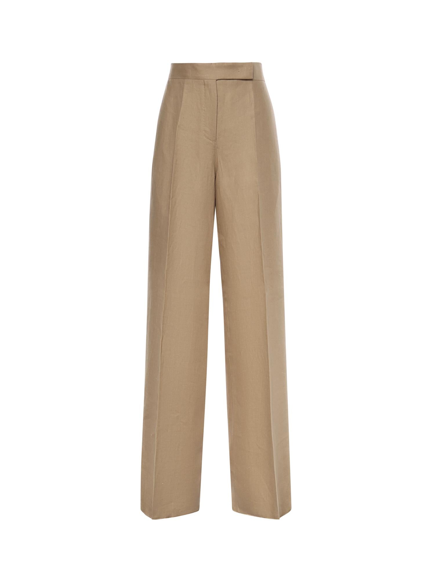 Pantalone in natté di lino 2611131243600 003 MAX MARA 