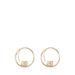Orecchini ear cuff con logo e strass WEP2L4 W1111ZOO00 DOLCE & GABBANA 