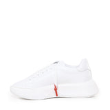 Sneakers Nemesis in nappa con lacci cerati NEMESIS2 NAPPAWHITE GIULIANO GALIANO 