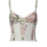 Top Poppy in cotone 266102 CREAM CHARO RUIZ 
