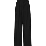 Pantaloni larghi in lana 1434250000 BLACK MAGDA BUTRYM 