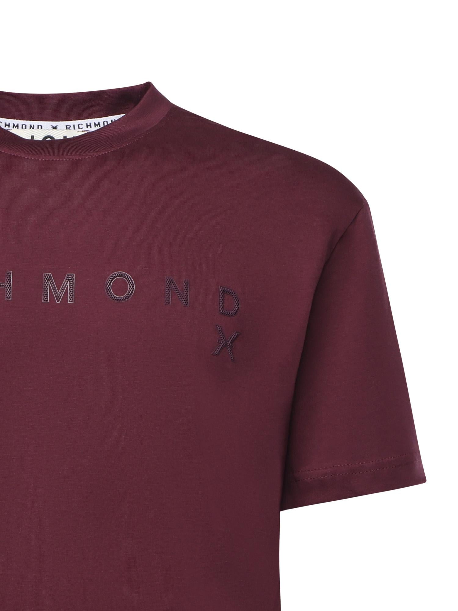 T-shirt Patum in cotone<BR/> UMA25046TS FIG RICHMOND X 