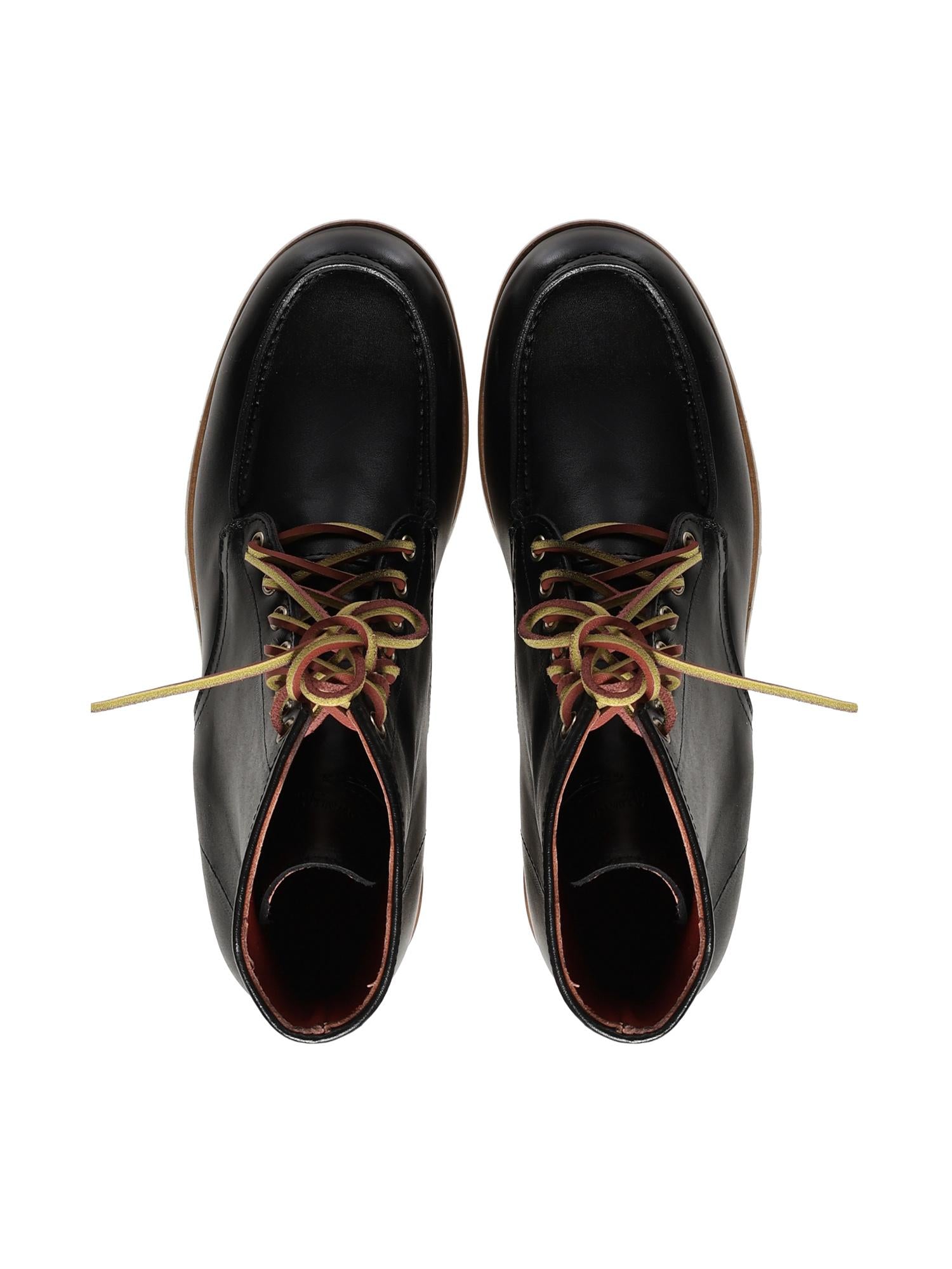 Stivali stringati Shark in pelle SHARK VITELLOBLACK GIULIANO GALIANO 