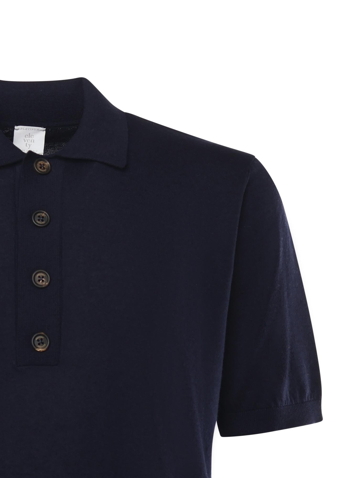 Polo in cotone e cashmere L76POLL10MAG0K007 11 ELEVENTY 