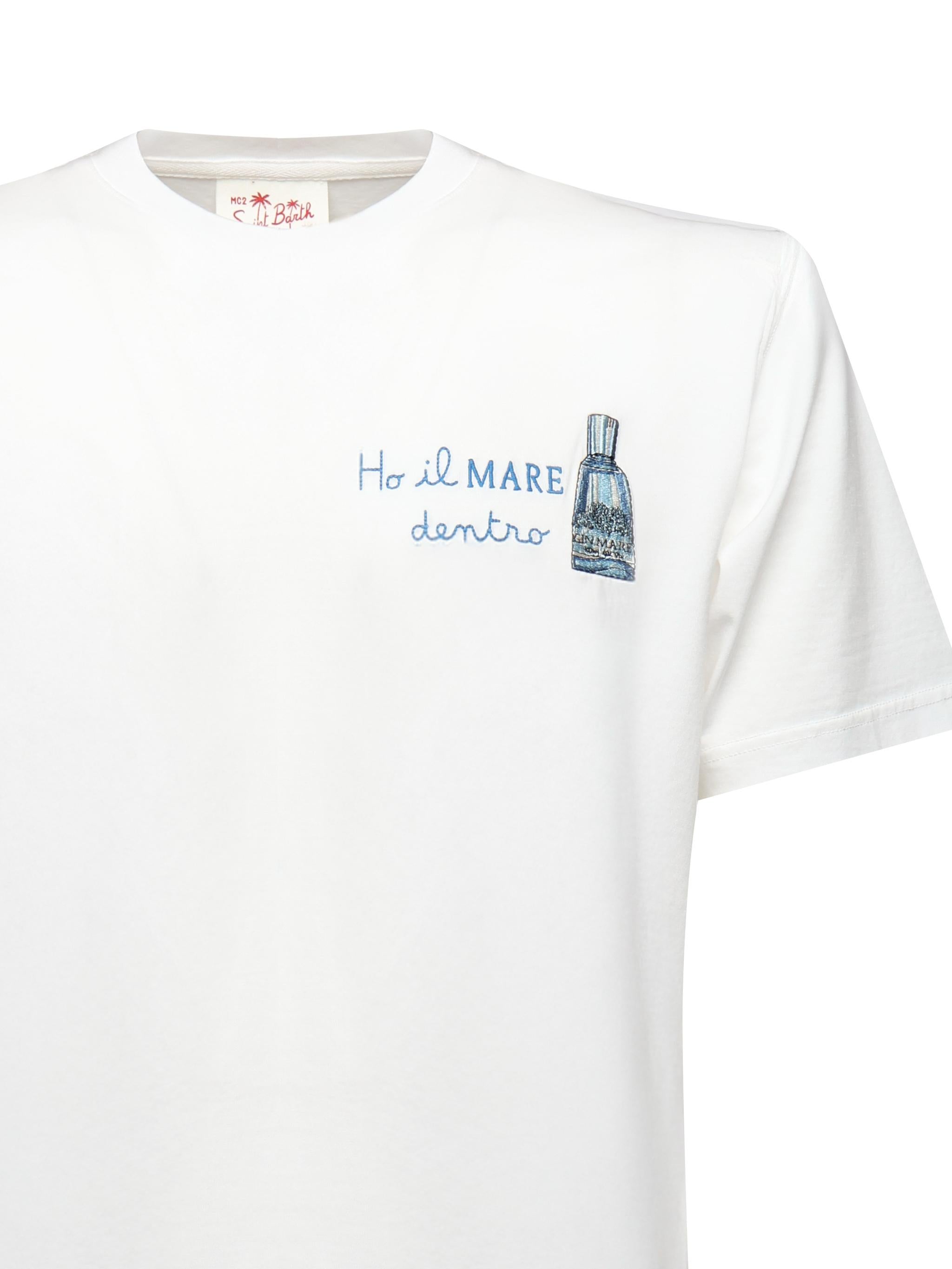 T-shirt con ricamo TSHM001 05437H MC2 SAINT BARTH 