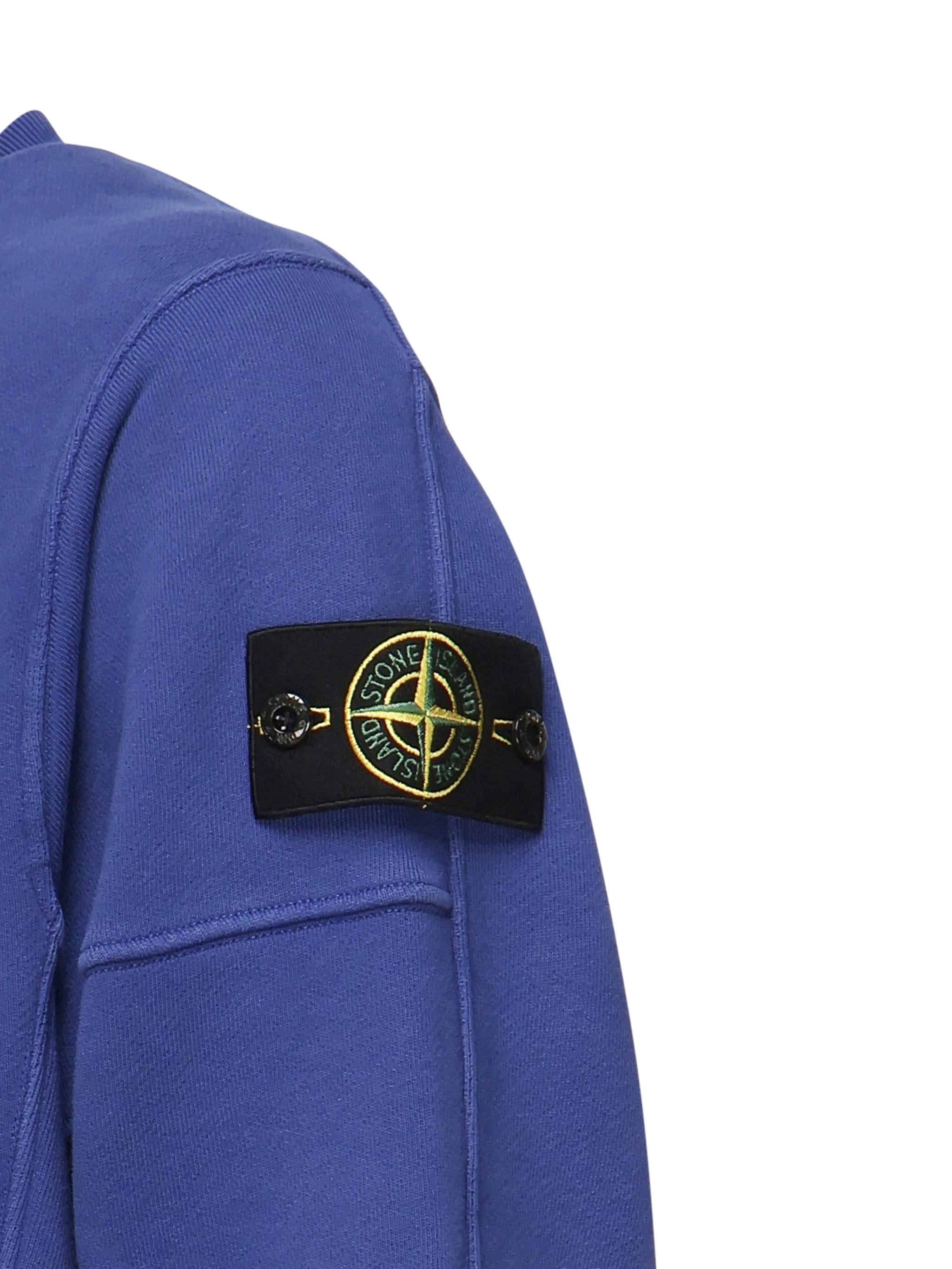 Felpa girocollo con effetto fiammato K1S156100032 S0045V0122 STONE ISLAND 