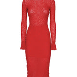 Abito in pizzo con schiena scoperta 105227 A2M5RA1 PINKO 