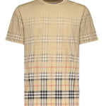T-shirt in cotone Check sfumato 8119022 B9368 BURBERRY 