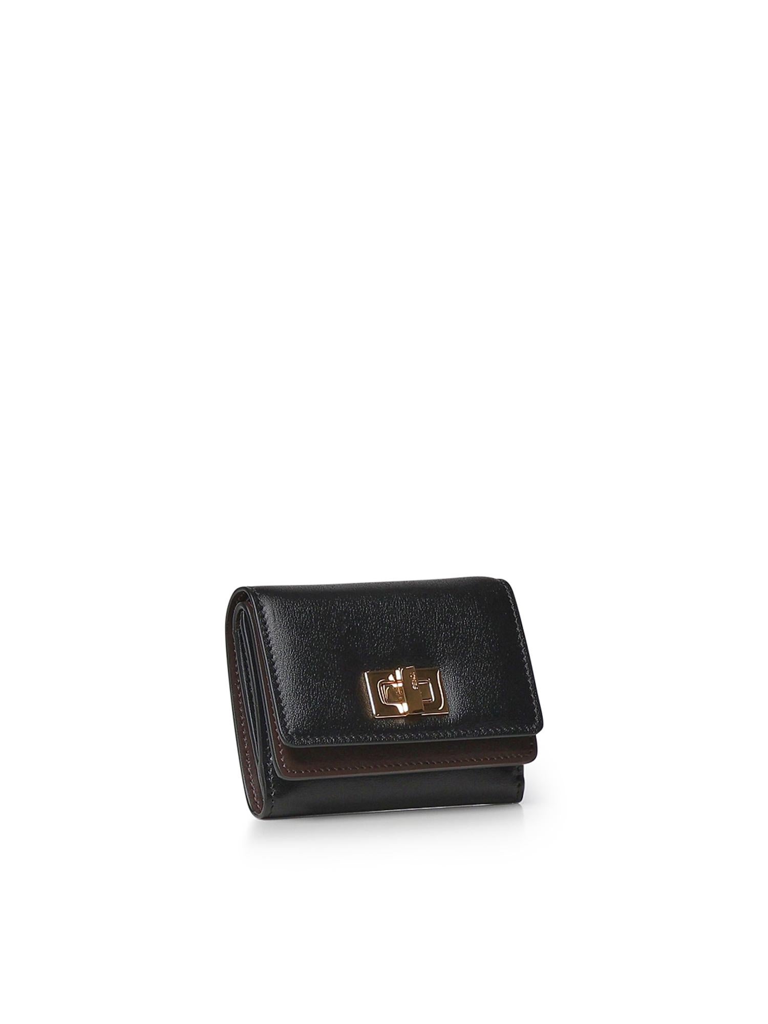 Portafoglio Small Trifold Fendi Way in pelle 8M0555 AWR7F1DDQ FENDI 