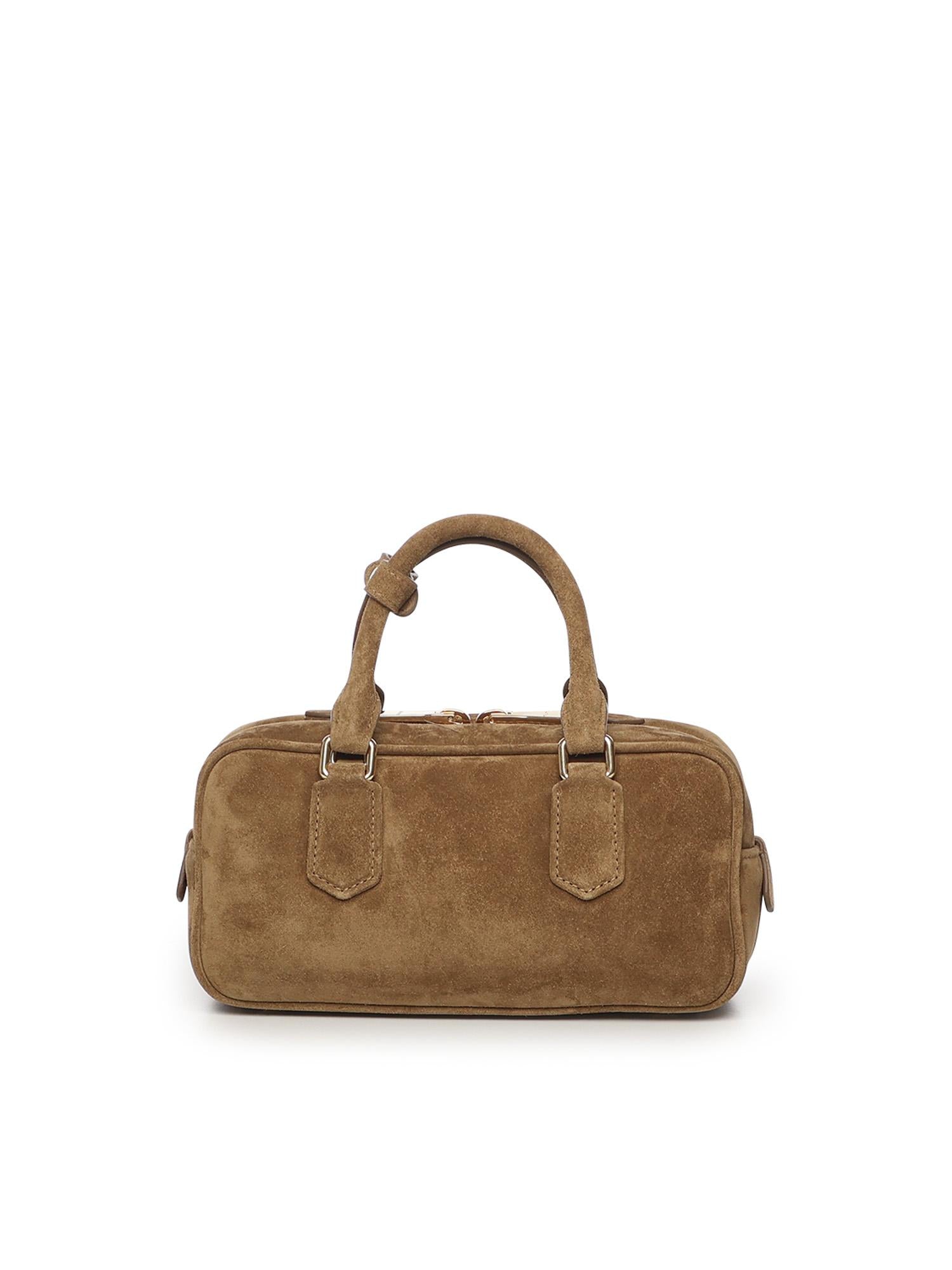 Bauletto Arcadie in pelle scamosciata 5BB142 2CS4F0393 MIU MIU 