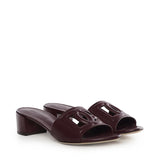 Slide in pelle di vitello con logo CR1139 AY32980343 DOLCE & GABBANA 