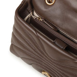 Borsa a tracolla grande Love Bag Puff trapunta farfalla 100039 A1EXL74Q PINKO 