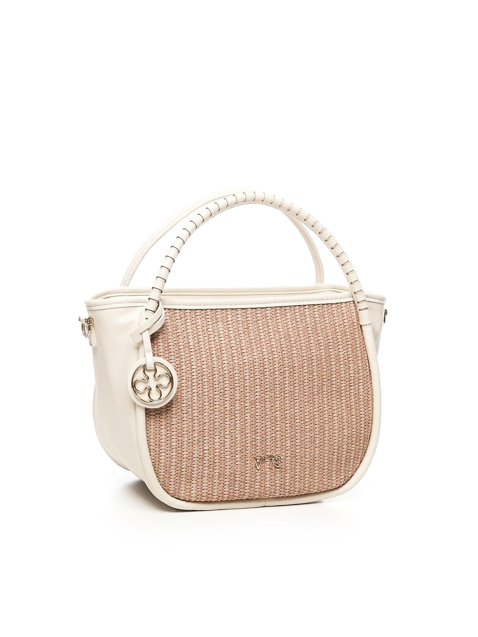 Borsa Flaminia<BR/> 73BS90002 FLAMINIANAT/OFFWHITE V° 73 