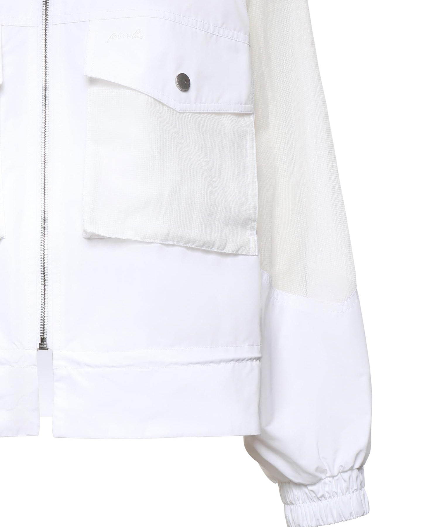 Giacca tecnica con inserti trasparenti 106592 A325Z04 PINKO 