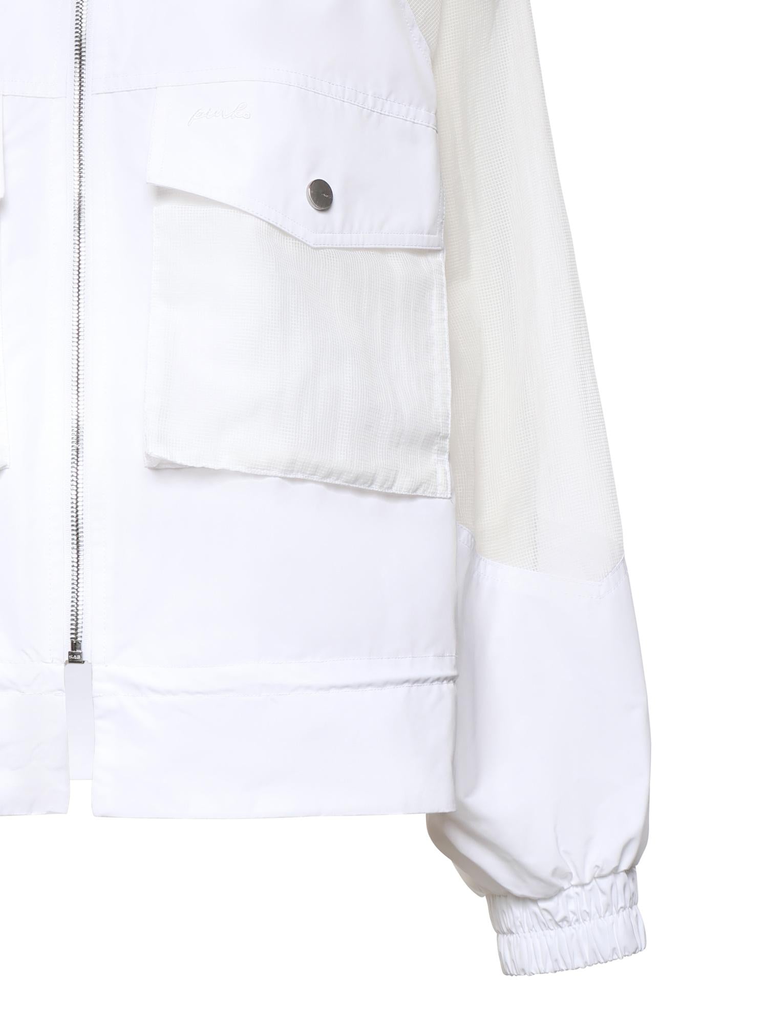 Giacca tecnica con inserti trasparenti 106592 A325Z04 PINKO 