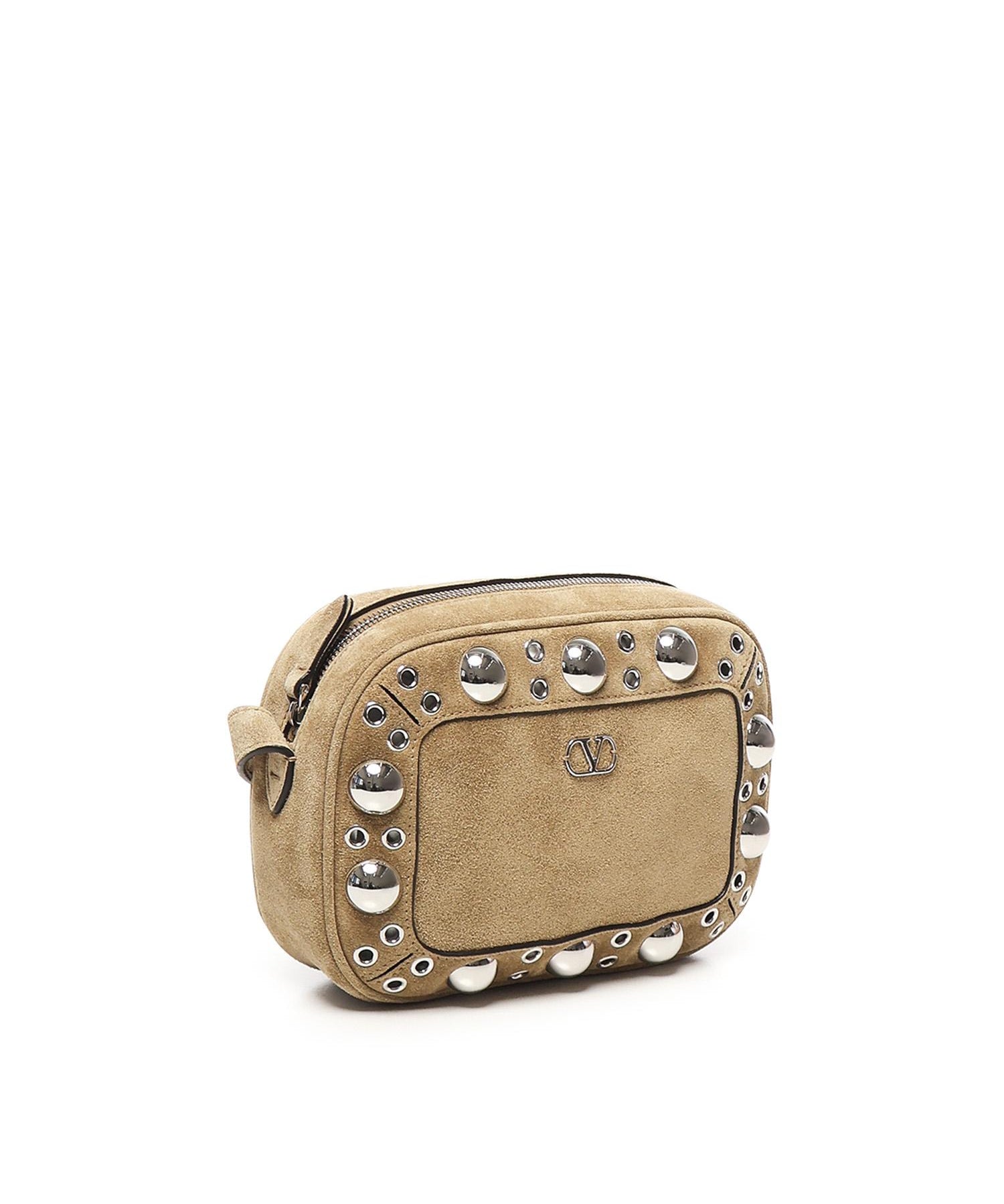 Borsa Nellcôte VLogo in suede con borchie 7Y2B0R74 JETRDX VALENTINO GARAVANI 