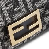 Borsa Baguette® Mini in jacquard FF effetto denim 8BS017 AWVAF0NAP FENDI 