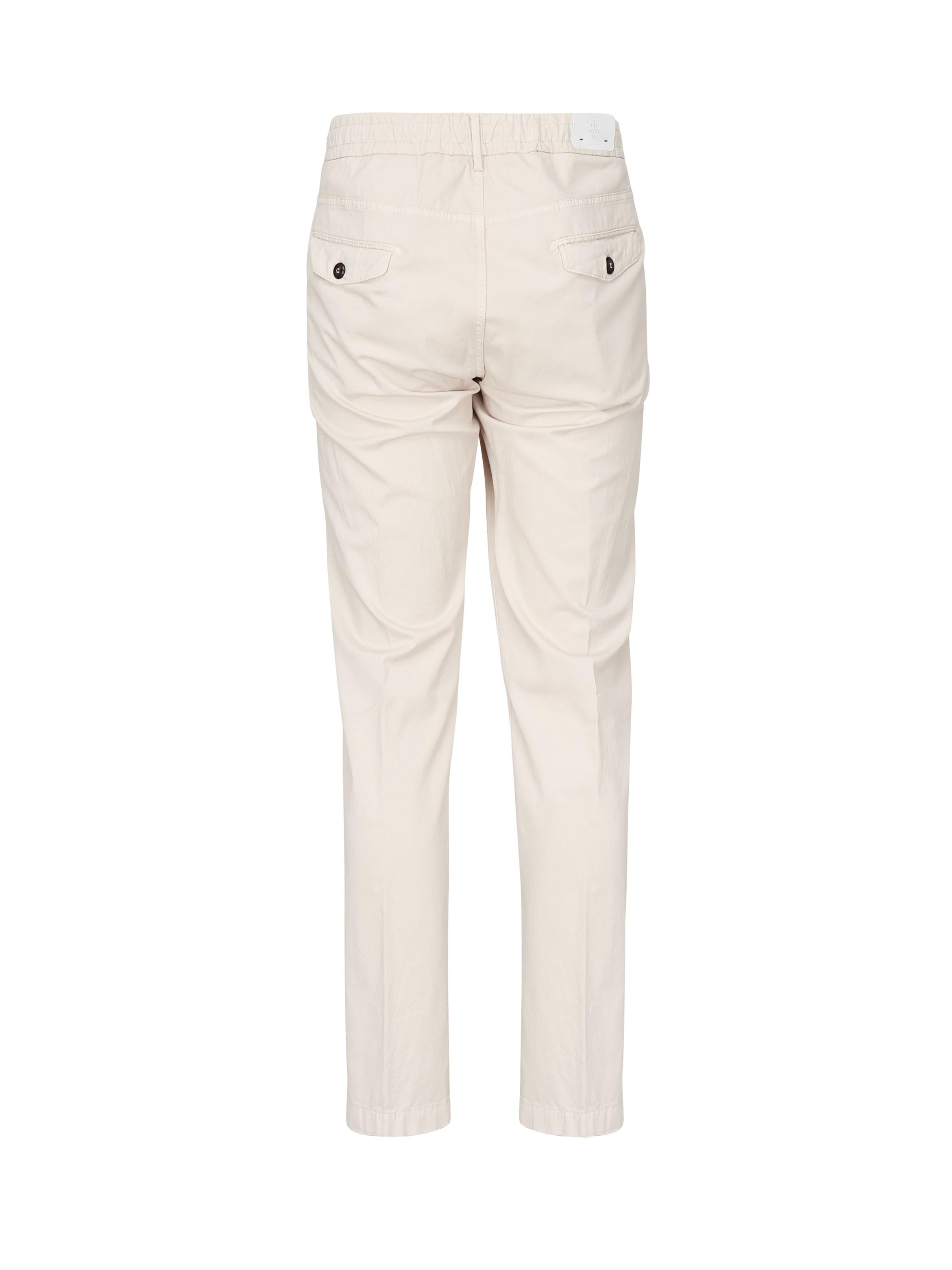 Pantaloni dritti con coulisse K75PANB21TET0K004 02 ELEVENTY 