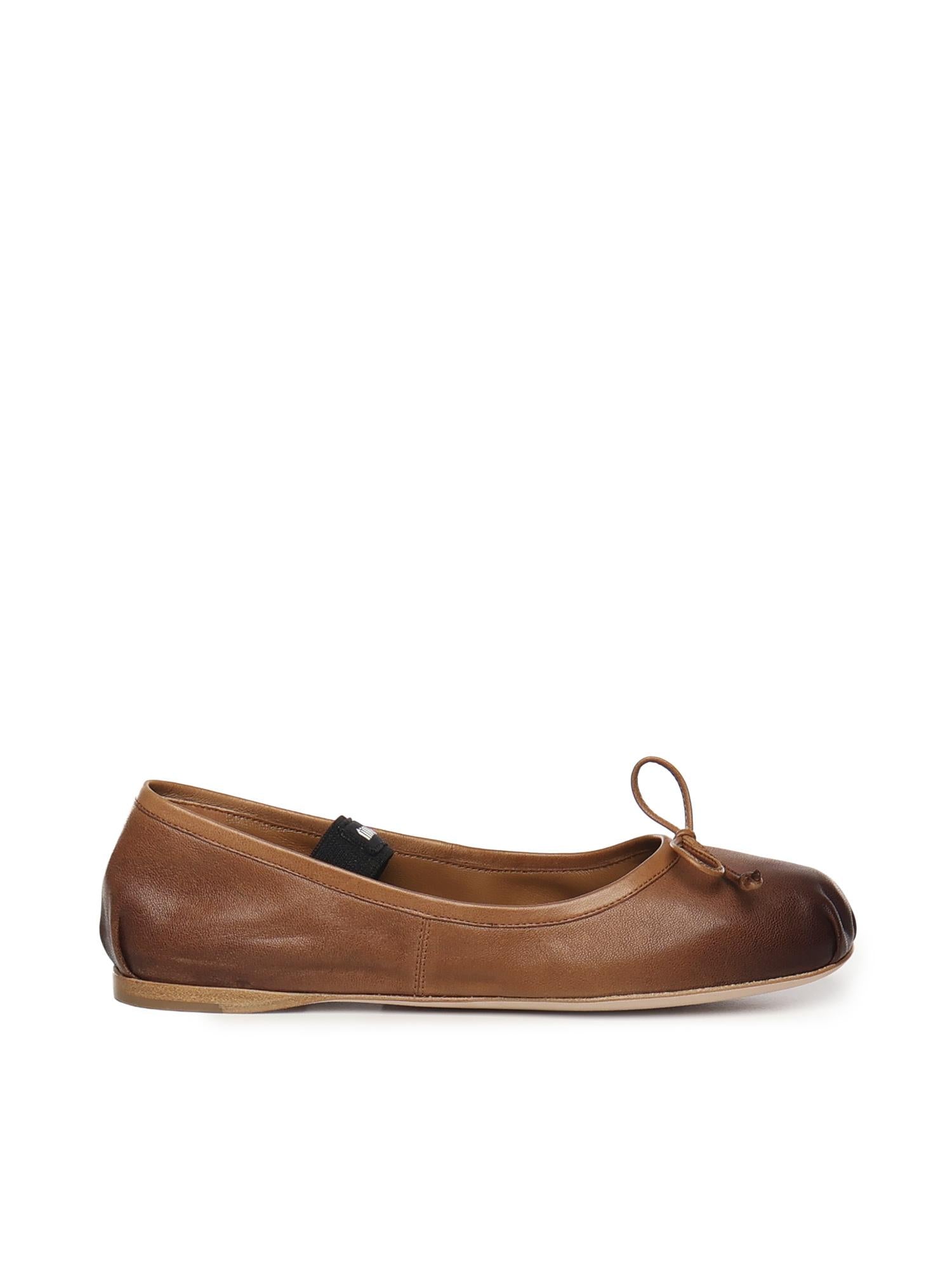 Ballerine in pelle 5F507E 38F098L MIU MIU 