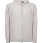 Felpa con cappuccio e zip in cashmere X76MAGK33MAG0K019 13-02 ELEVENTY 