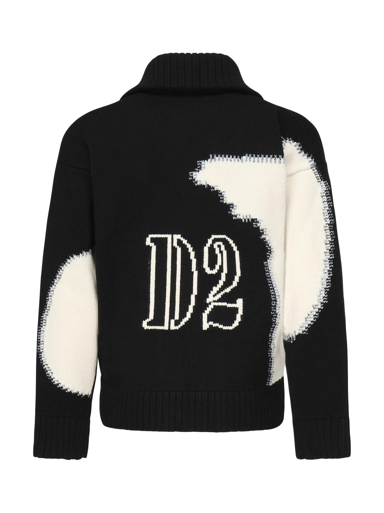Cardigan 'Fake Stitch' S74HA1554 D13134961 DSQUARED2 