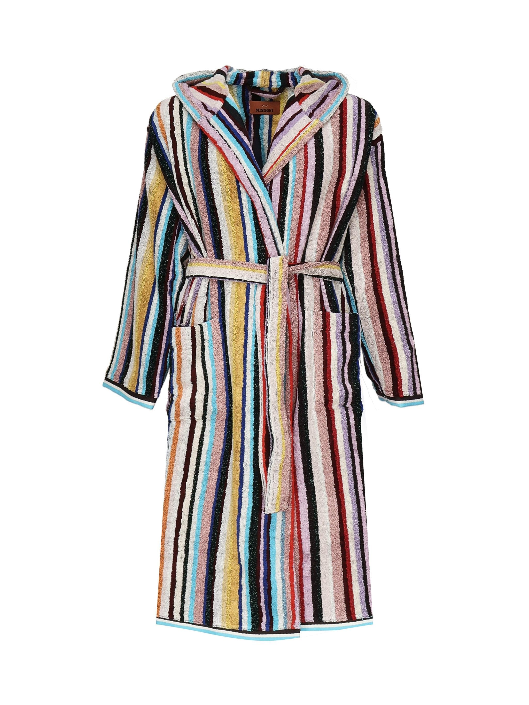 Accappatoio Chandler in spugna di cotone 1C3AC99758 100 MISSONI HOME 