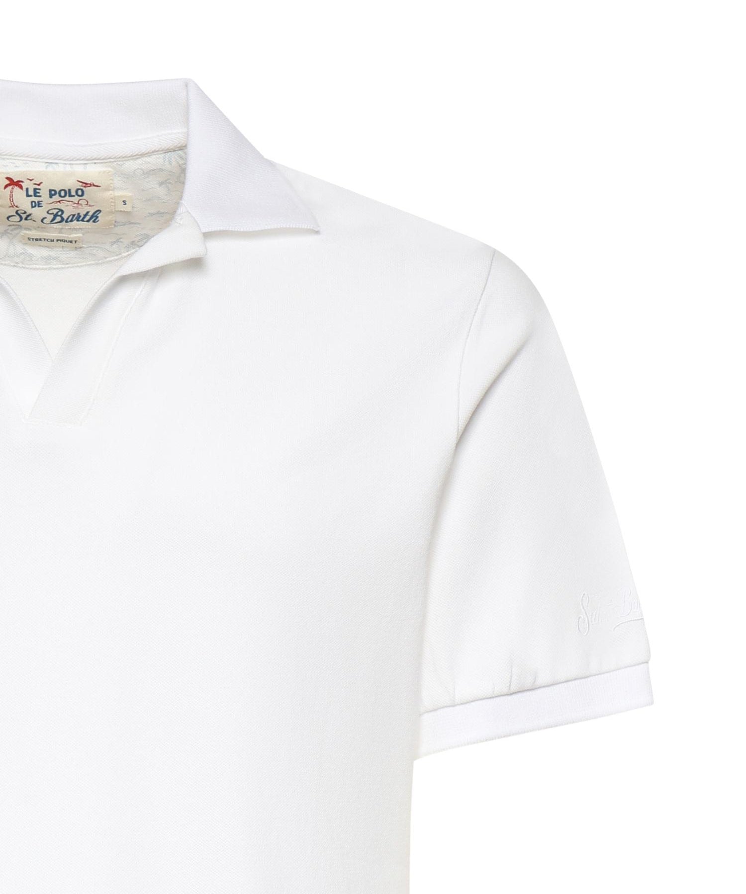 Polo in piquet di cotone CHS0001 00123L MC2 SAINT BARTH 