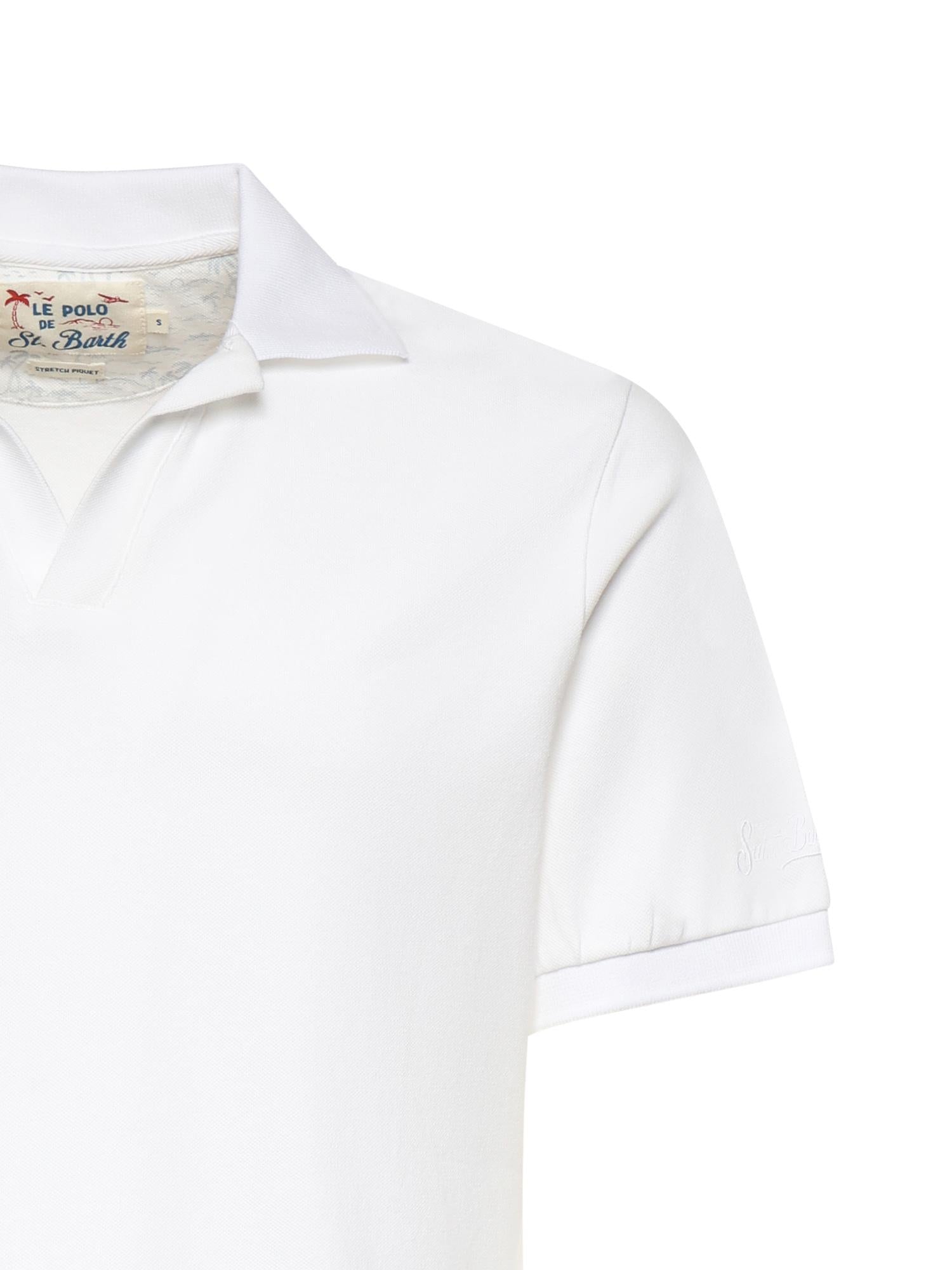 Polo in piquet di cotone CHS0001 00123L MC2 SAINT BARTH 