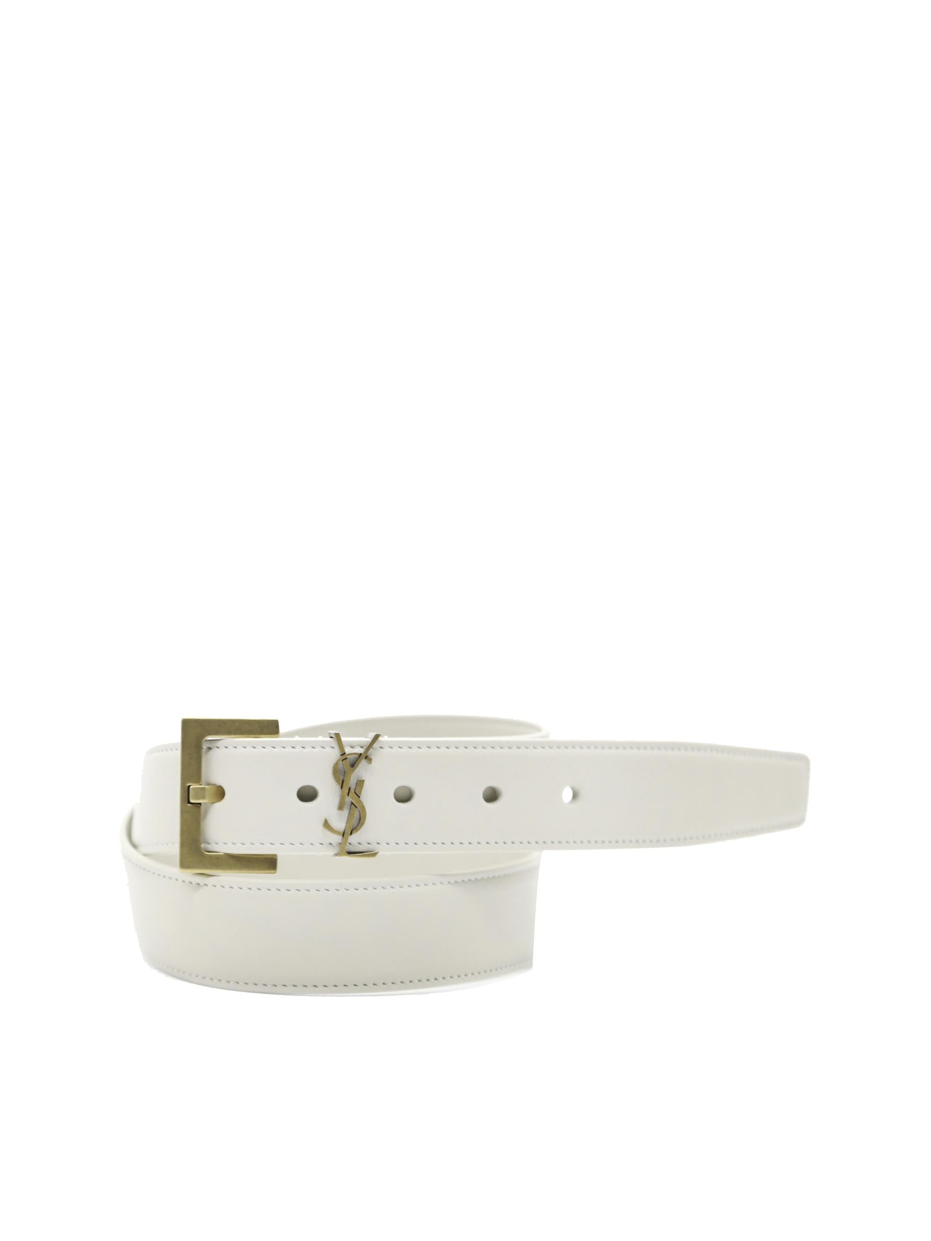 Cintura cassandre in pelle box lucida 634437 BOO0W9207 SAINT LAURENT 