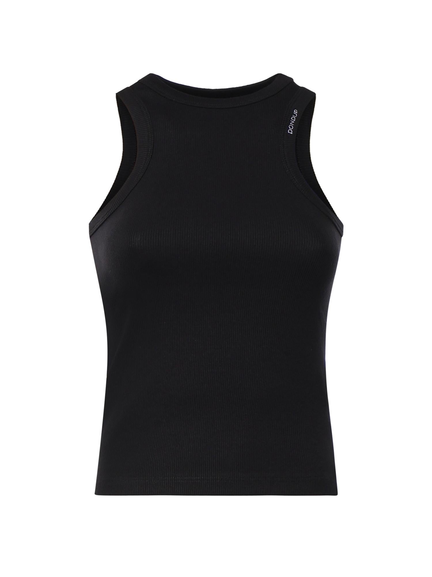 Canotta in cotone con logo DS071 JS0314DXXX999 DONDUP 