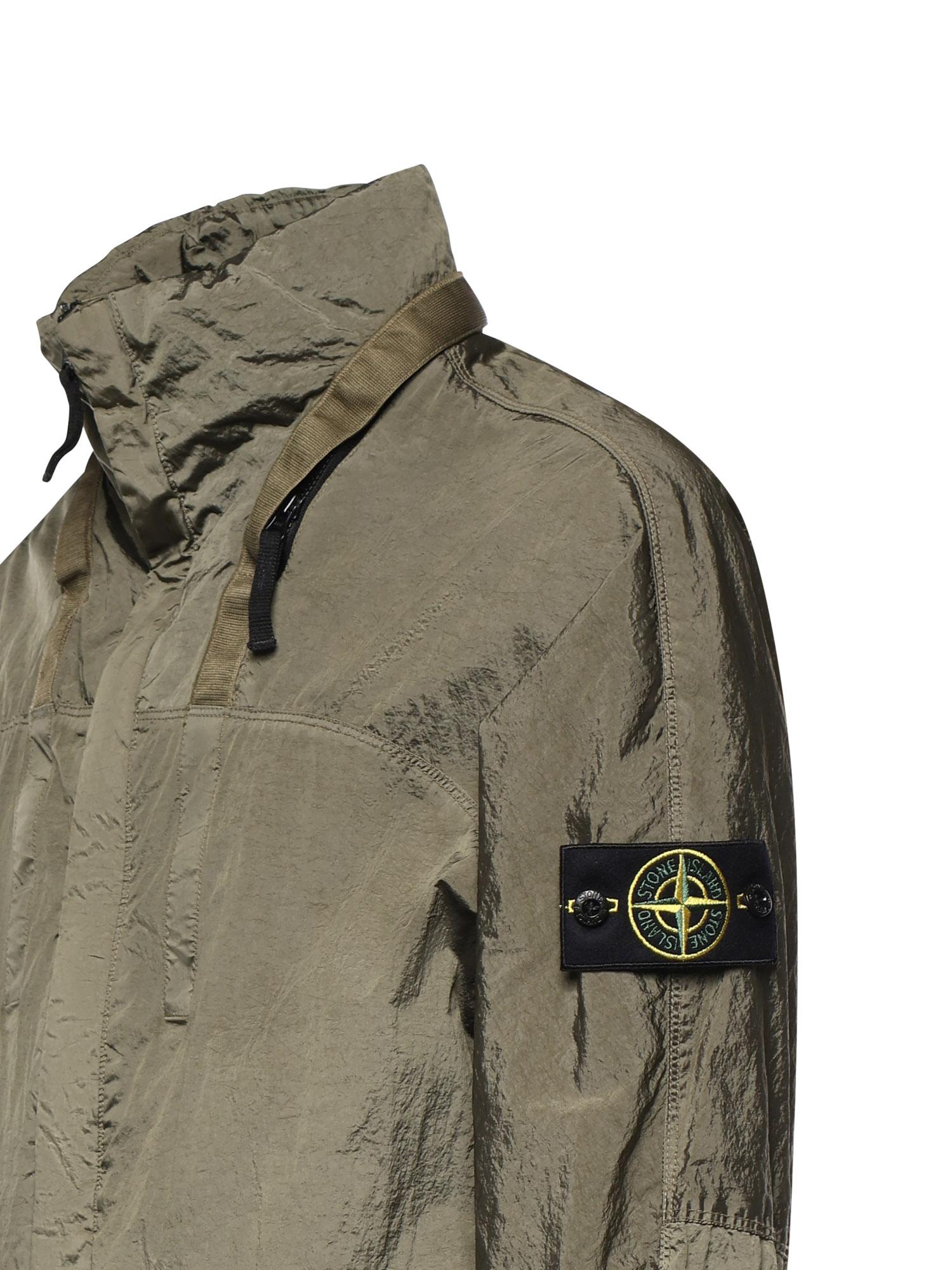 Giacca con colletto rigido in Nylon Metal L1S154100064 S0020V005G STONE ISLAND 