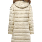 Piumino lungo con pelliccia Kristin 25WBLDK03103 006047907GG BLAUER 