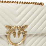 Borsa media a tracolla Love Bag One Chevron 100941 A0GKZ14Q PINKO 