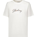 T-shirt in cotone con logo 8118971 B7078 BURBERRY 