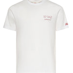T-shirt in cotone con ricamo POT0001 00163L MC2 SAINT BARTH 